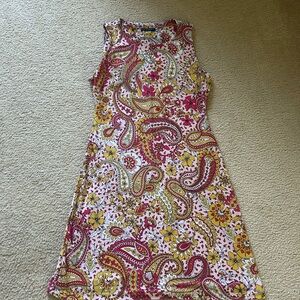 Tommy Hilfiger Floral Paisley Sleeveless Dress
